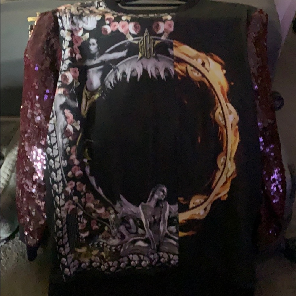 Givenchy Sweatshirt with sequin sleeves